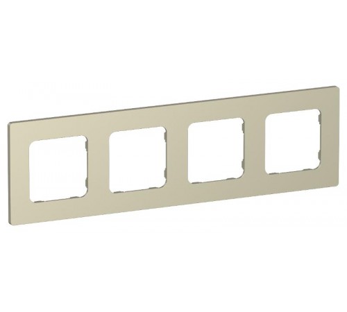FLITE Classic Рамка 4-ая РУ-4-К-ФлШ шампань  FI-M42-32-20-K37  IEK