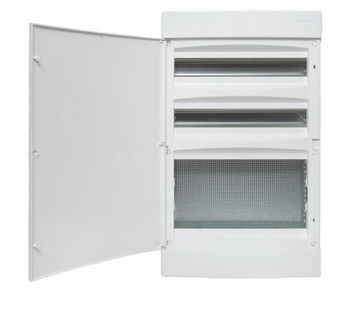 Щит комбинированный "Unix" белая дверь (2х18 модулей + 1 монтажная плата) IP41 EKF PROxima  ux-2x18+1m-nw  EKF