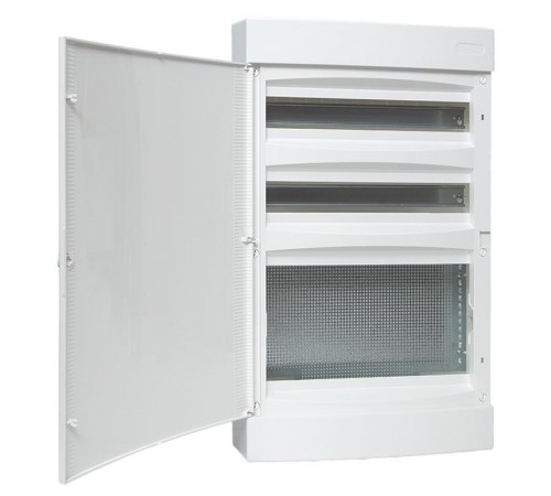 Щит комбинированный "Unix" белая дверь (2х18 модулей + 1 монтажная плата) IP41 EKF PROxima  ux-2x18+1m-nw  EKF