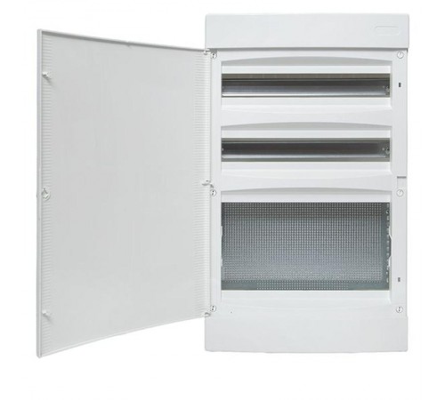 Щит комбинированный "Unix" белая дверь (2х18 модулей + 1 монтажная плата) IP41 EKF PROxima  ux-2x18+1m-nw  EKF