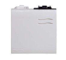 Brava белый Выключатель 16А 2 мод.  76002B  DKC