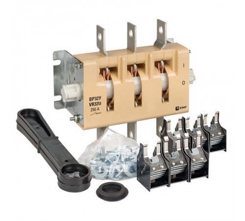 Выключатель-разъединитель ВР32У-35А31220 250А, 1 направление с д/г камерами, несъемная левая/правая рукоятка EKF MAXima PROxima  uvr32-35a31220  EKF