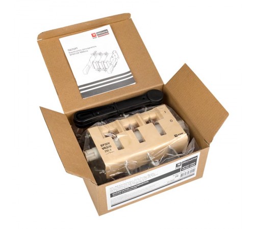 Выключатель-разъединитель ВР32У-35А31220 250А, 1 направление с д/г камерами, несъемная левая/правая рукоятка EKF MAXima PROxima  uvr32-35a31220  EKF