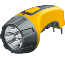 Фонарь универсальный NPT-CP03-ACCU Пласт. 4LED, прям. зар-ка, акк.4В, 500мАч.  94951  Navigator