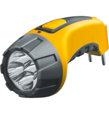 Фонарь универсальный NPT-CP03-ACCU Пласт. 4LED, прям. зар-ка, акк.4В, 500мАч.  94951  Navigator