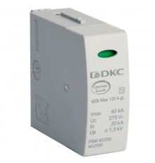Модуль сменный к УЗИП, класс II, L-N, 40  NX2000  DKC