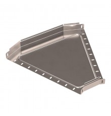 Угол горизонтальный 45 градусов Стандарт INOX (AISI 409) 500х50  PR16.3479  Промрукав