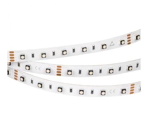 Лента светодиодная MINI-F60-10mm 24V RGB (14.4 W/m, IP20, 3535, 5m) (arlight, Открытый)  022718(2)  Arlight
