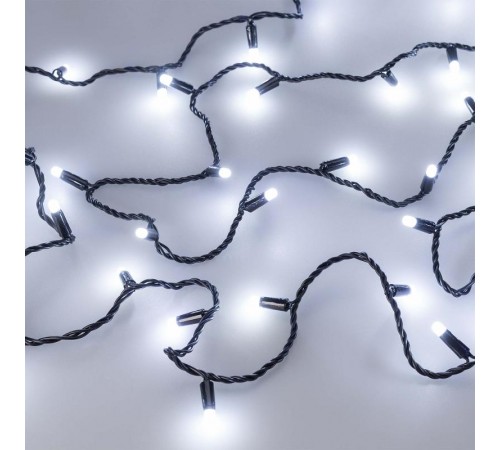 Светодиодная гирлянда ARD-STRING-CLASSIC-10000-BLACK-100LED-MILK-STD White (230V, 7W) (Ardecoled, IP65)  031206  Arlight