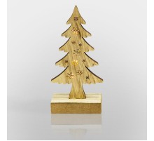 Деревянная фигурка с подсветкой "Елочка" 9*5*19 см  504-011  NEON-NIGHT