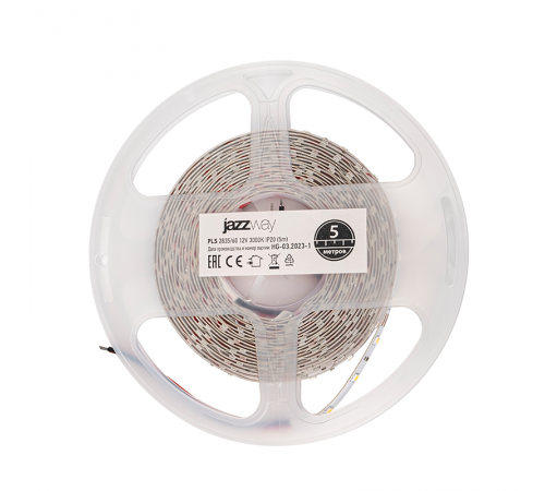 Лента светодиодная LED PLS 2835/60 6Вт 12В 3500К IP20 5м  2858023  Jazzway