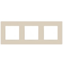 Рамка для розеток и выключателей  Серия 12 12-5203-02 на 3 поста, Классик, слоновая кость  Б0067732  ЭРА