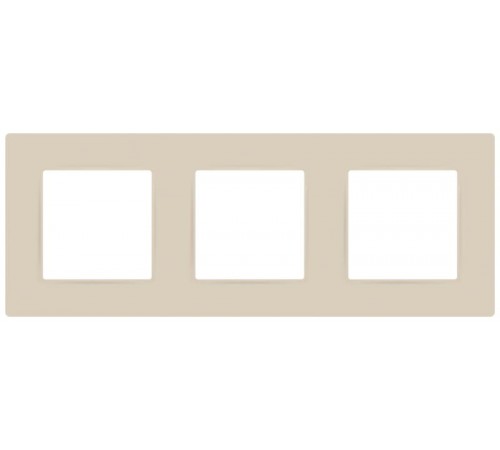 Рамка для розеток и выключателей  Серия 12 12-5203-02 на 3 поста, Классик, слоновая кость  Б0067732  ЭРА