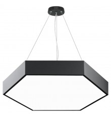 Светильник светодиодный Geometria Hexagon SPO-121-B-40K-038 38Вт 4000K 4000Лм IP40 600*600*80 черный подвесной ЛТ  Б0058875  ЭРА