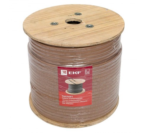 Саморегулирующийся нагревательный кабель ESR-33P (33 Вт/м) 200 м, полиолефин ESR-33P-200 EKF
