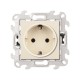 Simon 24 Сл. кость Розетка 2К+З  Push&Go  2420434-031  Simon