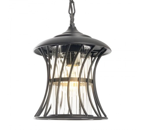 Светильник декоративный уличный PL525 60W 230V E27 200*200*740 мм черный (на цепочке)  11620  Feron