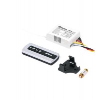 TM78 Выключатель дистанционный 230V 1000W 4-х канальный 30м с пультом управления, черный/серебро  48533  FERON