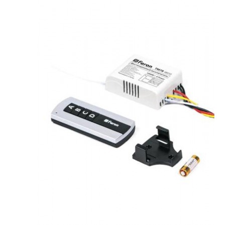 TM78 Выключатель дистанционный 230V 1000W 4-х канальный 30м с пультом управления, черный/серебро  48533  FERON