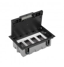 Simon CIMA 500 Люк на 4 модуля 500CIMA (8 модулей 45х45 мм), глубина 70-100мм, посадка 170х265мм, max 900кг, графит  52050004-038  Simon