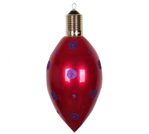 Елочная фигура "Клубничка" 40 см, цвет бордовый  502-292  NEON-NIGHT