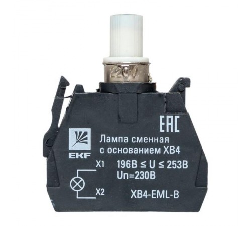 Лампа сменная c основанием XB4 синяя 230В EKF PROxima    XB4-EML-B   EKF 