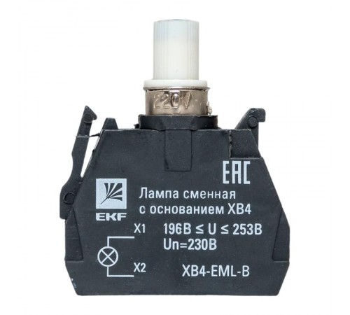 Лампа сменная c основанием XB4 синяя 230В EKF PROxima    XB4-EML-B   EKF 