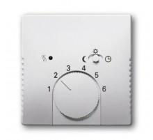 Плата центральная (накладка) для механизма терморегулятора (термостата) 1095 U, 1096 U, серия pur/сталь  1710-0-3756   2CKA001710A3756  ABB