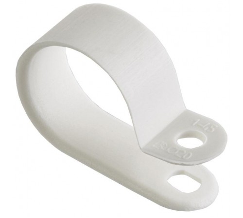 Скоба крепежная 20мм нейлоновая белая (50шт)  USK11-20-050-K01  IEK