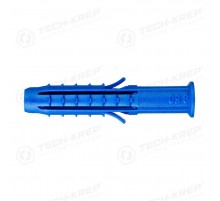 Дюбель распорный Чапай 8х50 шипы+усы (синие) (500 шт) - пакет накл. ( 0,918 кг)  111149  Tech-KREP