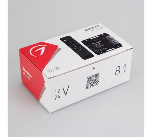 Диммер VT-S18-3x8A (12-24V, ПДУ Стик 12кн, RF)  023323  Arlight