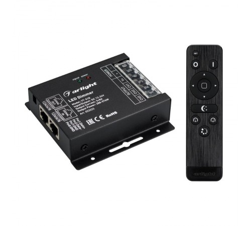Диммер VT-S18-3x8A (12-24V, ПДУ Стик 12кн, RF)  023323  Arlight