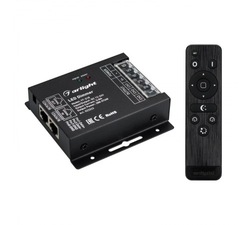 Диммер VT-S18-3x8A (12-24V, ПДУ Стик 12кн, RF)  023323  Arlight