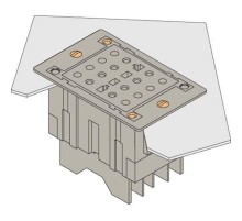 Блок TF-E-VA Клеммный для цепей напряжения, не размыкаемый, монтаж в панель, зажим под болт  1SNA166745R0000  TE