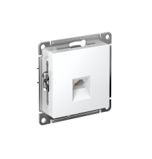 AtlasDesign Белый Розетка телефонная RJ11, механизм  ATN000181  SE