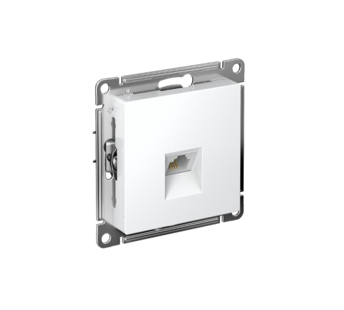 AtlasDesign Белый Розетка телефонная RJ11, механизм  ATN000181  SE