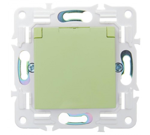 SKANDY Розетка з/к/ш кр. 16А IP44 SK-R11M мятный  SK-R16-16-44-K06  IEK