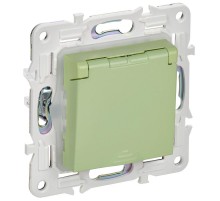 SKANDY Розетка з/к/ш кр. 16А IP44 SK-R11M мятный  SK-R16-16-44-K06  IEK