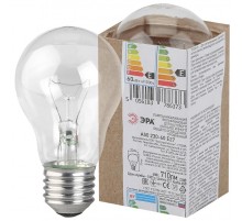 Лампа накаливания ЛОН A50 60-230-E27  (груша) 60Вт 230В Е27 в гофре  Б0039118  ЭРА