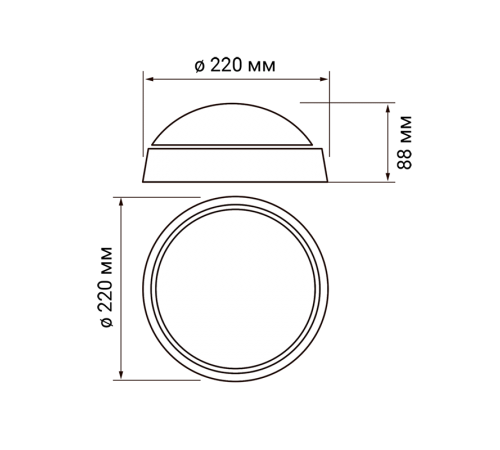 Светильник светодиодный пылевлагозащищенный для ЖКХ ДБП PBH - PC- RA 18W 1400Lm 4000K WHITE IP65  .5017238  Jazzway