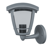 Светильник садово-парковый NOF-P01-GR-IP44-E27 (4 грани серый)  80458   Navigator