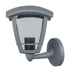 Светильник садово-парковый NOF-P01-GR-IP44-E27 (4 грани серый)  80458   Navigator