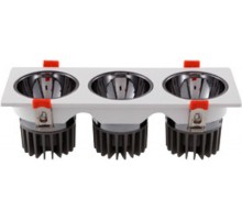 Светильник светодиодный CDL-250-S 3X10Вт 3000К 36° белый  62020DEK  DEKraft