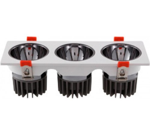 Светильник светодиодный CDL-250-S 3X10Вт 3000К 36° белый  62020DEK  DEKraft