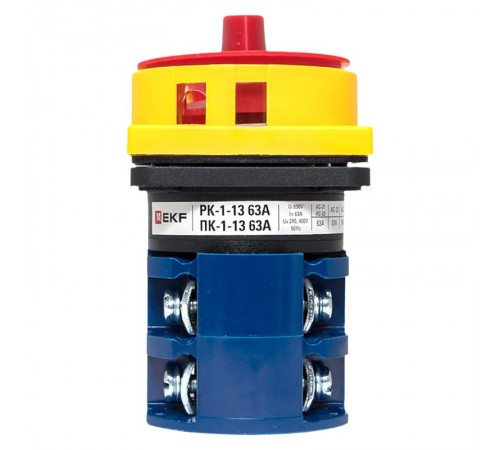 Переключатель кулачковый ПК-1-13 63А 3P "0-1" с блокировкой IP65  PROxima pk-1-13-63-a65 EKF