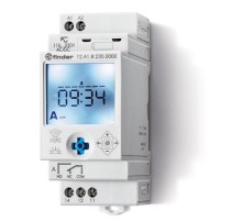 Реле времени цифровое недельное ASTRO; монтаж на рейку 35мм; 1СO 16A; питание 110...230B AC/DC; NFC; ширина 35мм  12A182300000  Finder