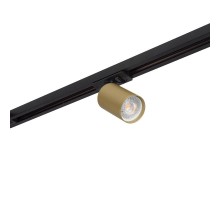 Светильник трековый DK6201-BG IP20, 15Вт, GU5.3, матовое золото с черным, алюминий  DK6201-BG  DENKIRS