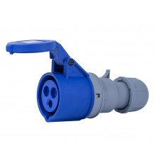 Розетка перен. 2Р+РЕ 16А 220В IP44 РП-103  26130DEK  DEKraft