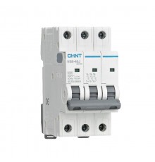 Выключатель автоматический  NB8-40J 3P 10А 4,5кА х-ка D (R)  320732  CHINT