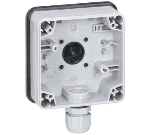 Plexo Коробка 1 постовая горизонтальная IP66  090491  Legrand